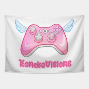 Pink Game Controller Tapestry