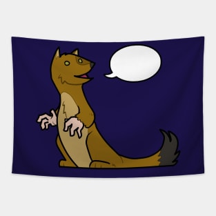 Compendium of Arcane Beasts and Critters - Gef the Talking Mongoose (textless) Tapestry