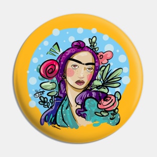 Frida Kahlo Pin