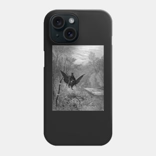 Rugerro on a Hippogriff - Gustave Dore Phone Case