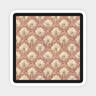 Rococo floral pattern, model 7 Magnet