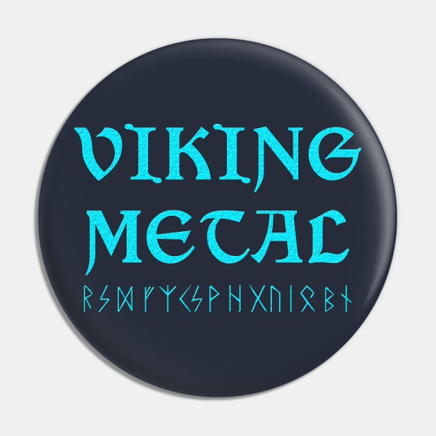 Viking Metal Music Pin by Scar