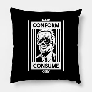 They Live Movie Poster Pillow