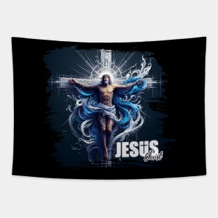 Christian Tshirt Design Jesus Christ Tapestry