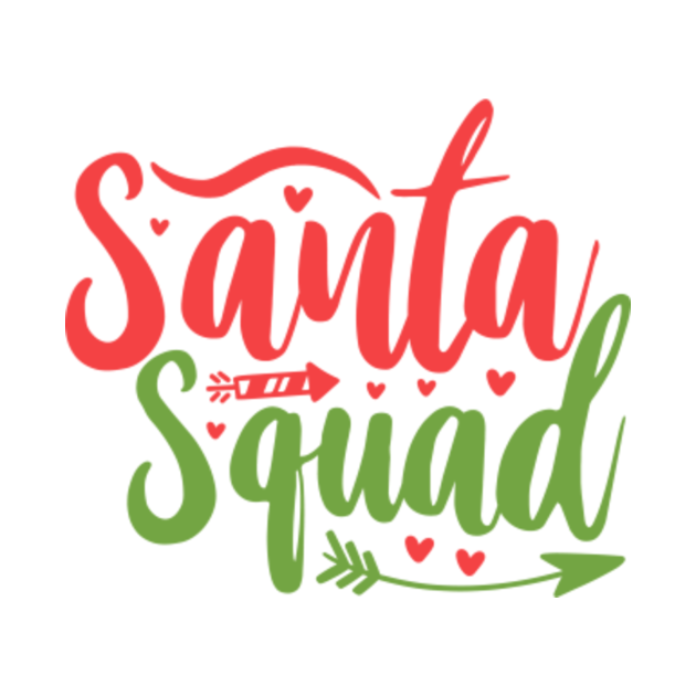 Santa Squad Christmas Gift - Santa Squad - Tapestry | TeePublic