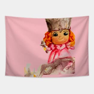 Young Glinda the Good Witch from the Wizard of Oz Tapestry