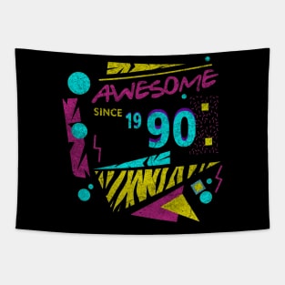 Awesome Since 1990-90’s Birthday Celebration, 41st Birthday Tapestry