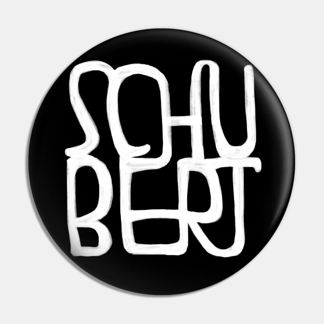 Composer Schubert Pin by badlydrawnbabe