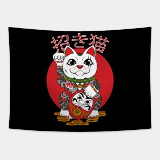 Maneki Neko Tapestry