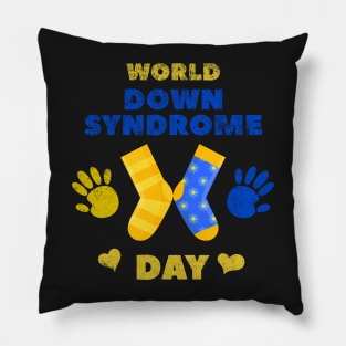 World Down Syndrome Day Awareness Pillow