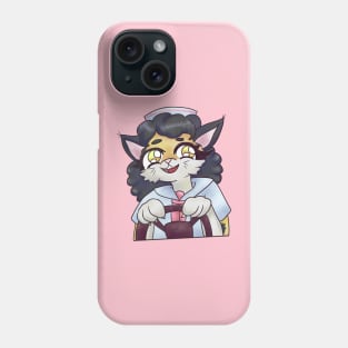 Cute Calico Cat Driving Design Phone Case