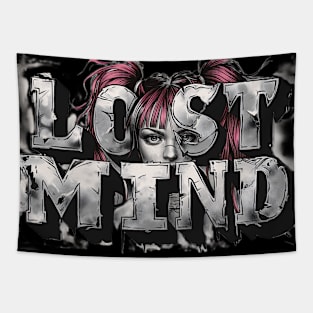 Lost Mind lady Graphic T-shirt 04 Tapestry