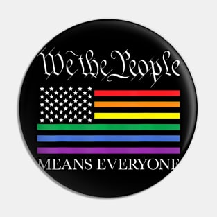 Usa Lgbt Equality We The People Means Everyone Pin