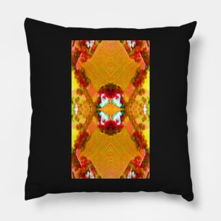 Yellow Design  - by Avril Thomas Pillow