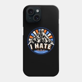 I Hate People - Retro Sunset Mountain Phone Case