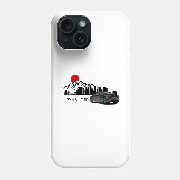 Lexus LC500 Phone Case by T-JD