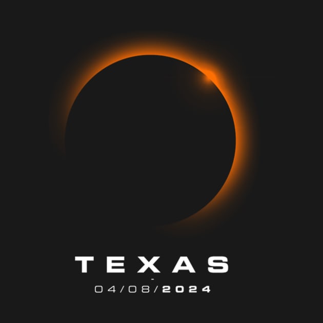 Texas Total Solar Eclipse 2024 - Texas Solar Eclipse by jasper-cambridge