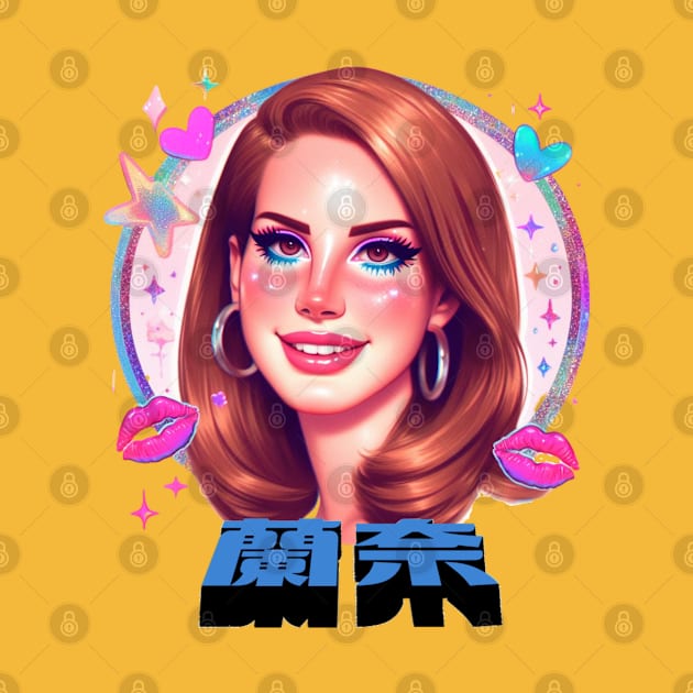 Lana Del Rey Japanese design by Tiger Mountain Design Co.