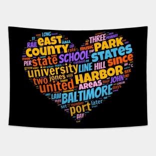 I love Baltimore Tapestry