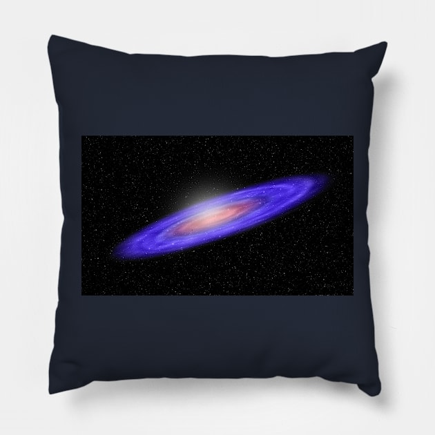 Galactic Core Pillow by Wyrd Merch