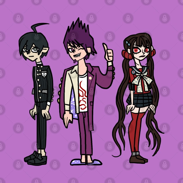 Dangan Ronpa V3! Cartoon style by Angsty-angst