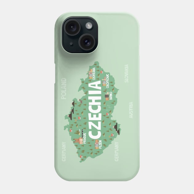 Czechia Phone Case by JunkyDotCom