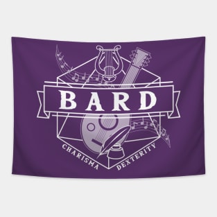 Bard (White) Tapestry