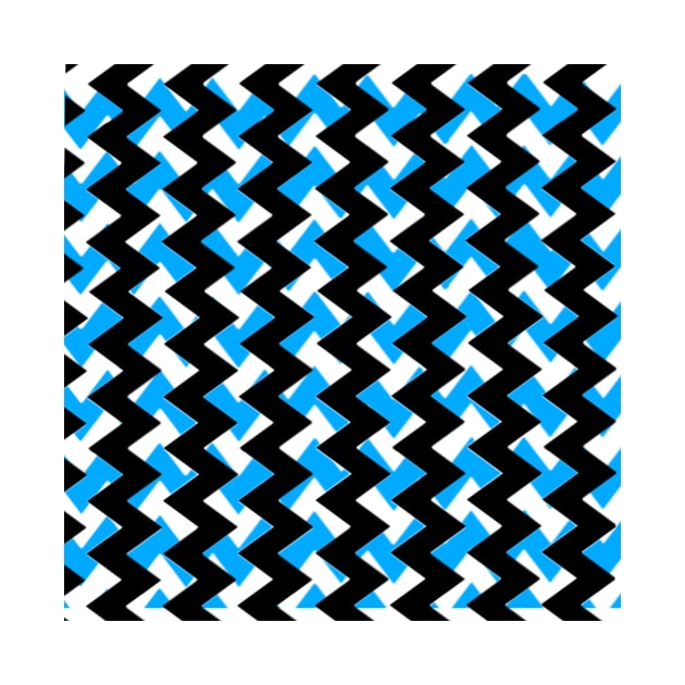 Waves black and blue pattern by Nezumi1998
