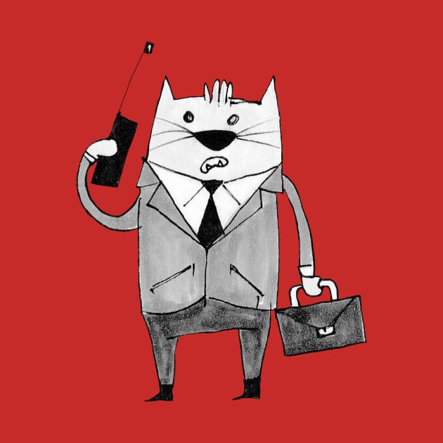 Executive cat by pencildog