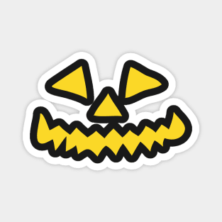 Halloween Pumpkin Face (Halloween costume) Magnet