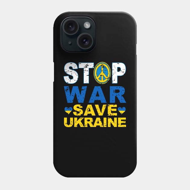 stop war save ukraine| support Ukraine Phone Case by Kingostore