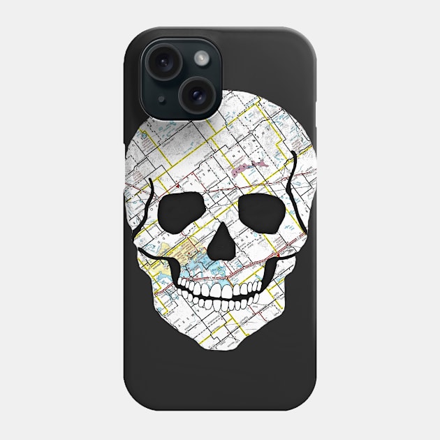 Skull Map Phone Case by Kyko619