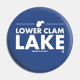 Burnett County, Wisconsin - Lower Clam Lake Pin