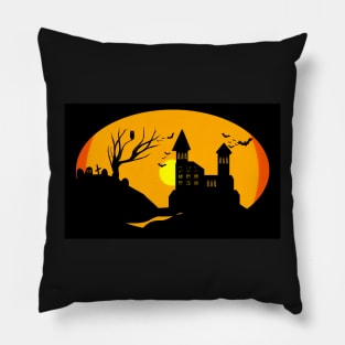 Haunted Castle Pillow
