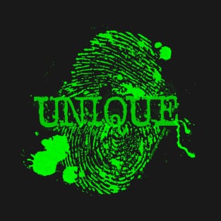 Unique Green Thumbprint T-Shirt