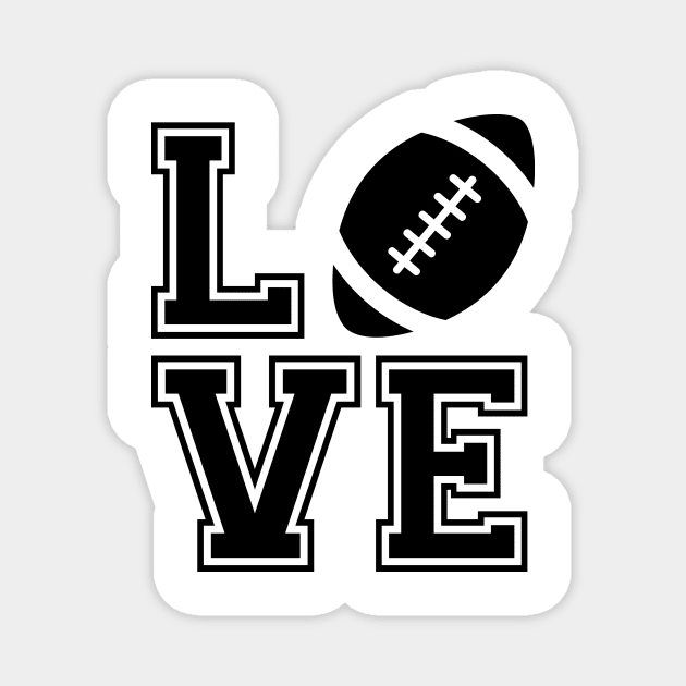 Love Football Magnet by bloomnc