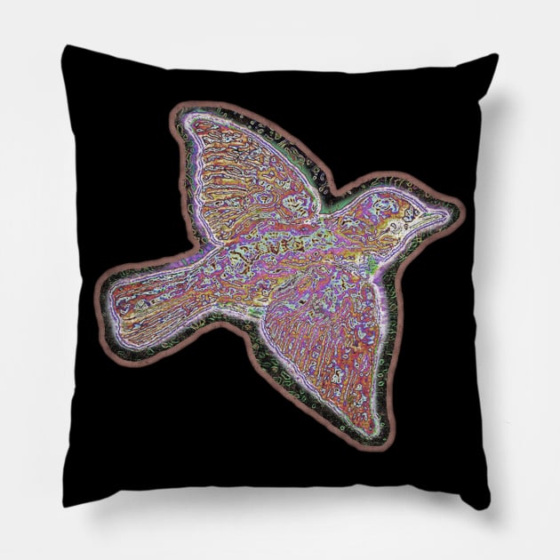 Bird X-Ray Pillow by ClorindaDeRose