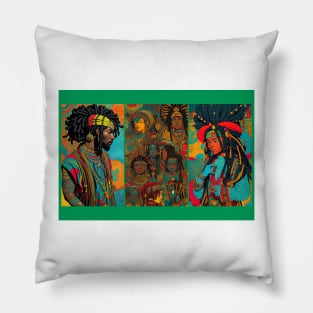 ArtBeats Gallery - Lofi Reggae Pillow