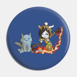 Chibi Enhancement Shaman Pin