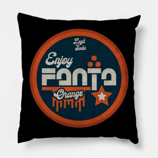 Vintage Orange Soda Pillow