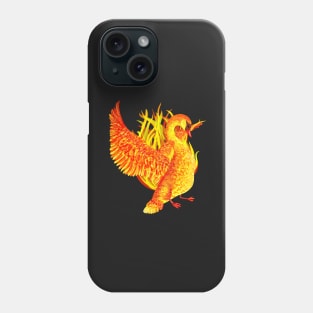 Flaming Swan Phoenix Phone Case