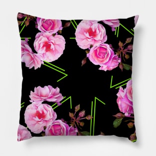 Colorful Floral Pillow