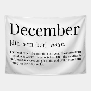 December Definition Tapestry