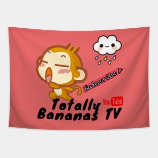 TBTV Kawaii Monkey with Kawaii Cloud *SUPER CUTE* Tapestry