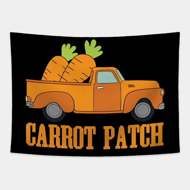 Carrot Patch Tapestry by busines_night