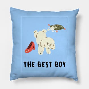 Dog the best boy Pillow