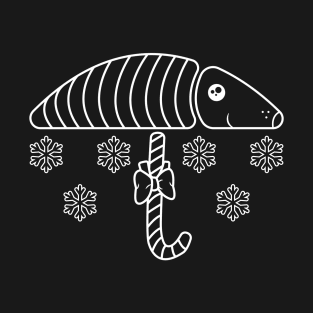 mouse umbrella in christmas winter T-Shirt