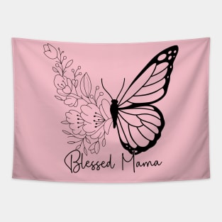 Blessed Mama For Mothers Day Tapestry