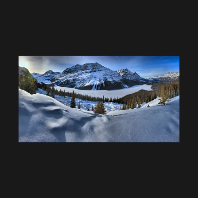 Peyto Lake Winter Panorama by AdamJewell