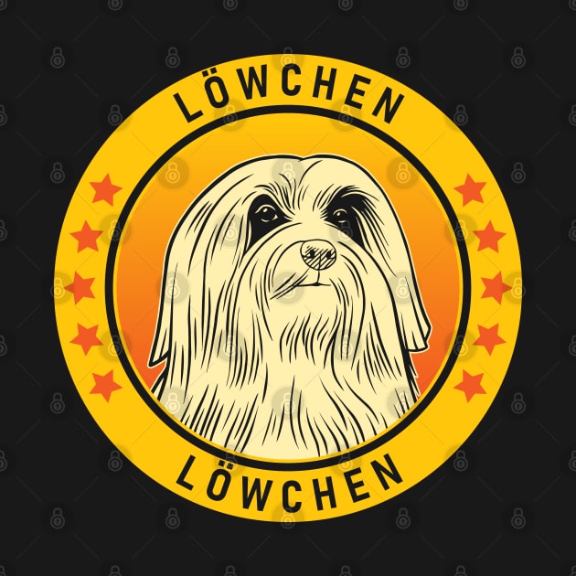 Lowchen Dog Portrait by millersye